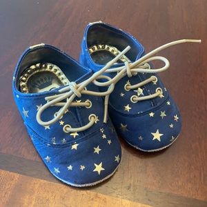 Juicy Couture Navy Gold Stars Baby Shoes